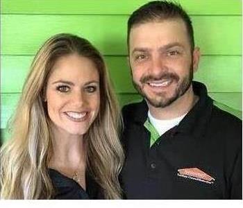 Matthew and Lindy Marchese, team member at SERVPRO of West Topeka